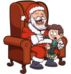 Santa Claus With Kid