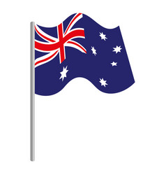 Australian Flag Waving