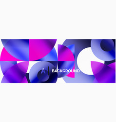 Abstract Round Geometric Shapes With Gradients