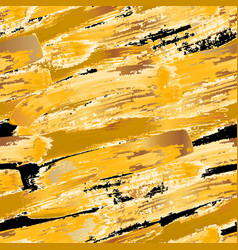 Gold Brush Strokes Seamless Pattern Background