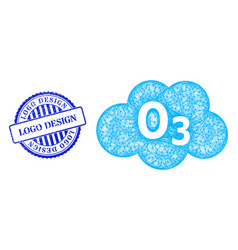 Rubber Logo Design Seal And Network Ozone Cloud