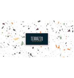 White Floor Terrazzo Pattern Background