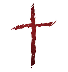 Old Rugged Distressed Christian Cross