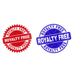 Royalty Free Rounded And Rosette Stamp Seals