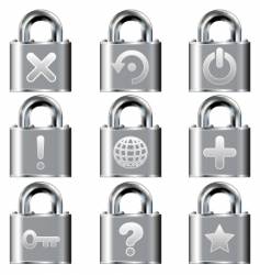 Computer desktop icons Royalty Free Vector Image
