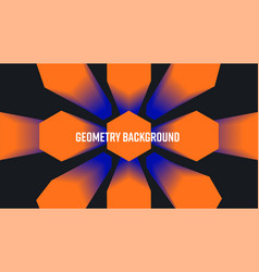 Abstract Geometric Background Gradient Orange