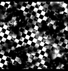 Checkered Halftone Pattern Wallpaper