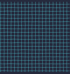 Seamless Plaid Pattern With Hand Drawn Grid