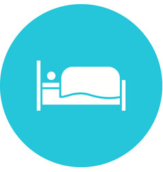 Person In Bed Icon Image