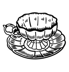 Flower Teacup Stroke