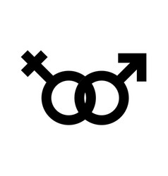 Heterosexual Pair Gender Sign Icon