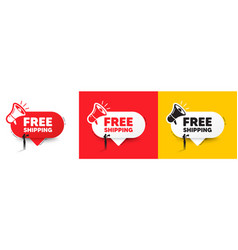 Free Shipping Tag Delivery Included Sign Speech