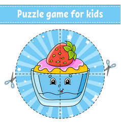 Cut And Play Round Puzzle Logic Puzzle For Kids