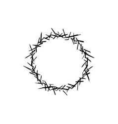 Crown Thorns Sketch Logo