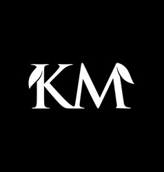 Km Logo Leaf Nature Green