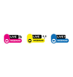 Live Webinar Icon Video Stream