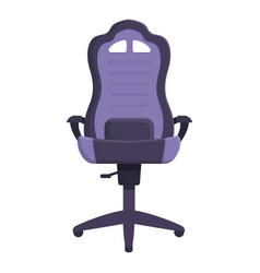 Office Gamer Chair Icon Cartoon Gaming