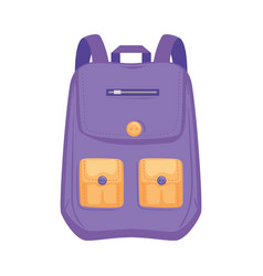 Purple School Bag Equipment