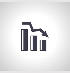 Bar Chart Icon Falling Chart Icon