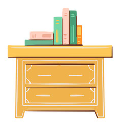 Nightstand Books Flat