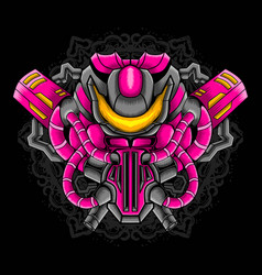 Dark Pink Mecha Knight