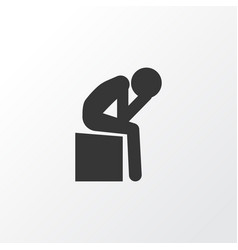 Depression icon symbol premium quality isolated Vector Image