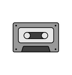 Audio Cassette Tape Grayscale Icon