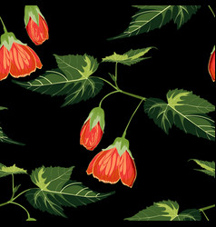 Exotic Natural Tropical Bell Flower Pattern