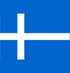 Flag Shetland In Scotland