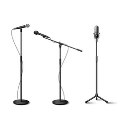 Microphone Realistic Set