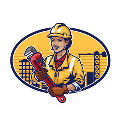 Construction Woman Worker Design