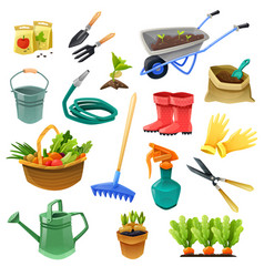 Gardening Decorative Color Icons