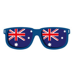 Australian Flag In Sunglasses