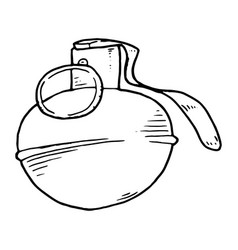 Hand Grenade Sketch Drawing Of A Grenade