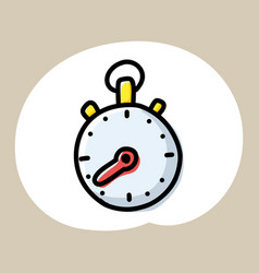 Hand Drawn Stopwatch Icon