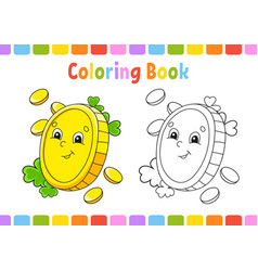 Coloring Book For Kids St Patricks Day Cartoon