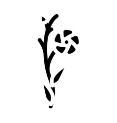 Linum Plant Food Glyph Icon