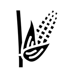 Corn Plant Food Glyph Icon