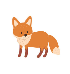 Cute Standing Childish Fox