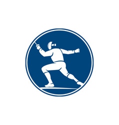 Fencing Side Circle Icon