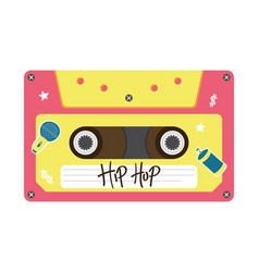 Hip Hop Retro Cassette Design