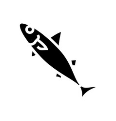 Chub Mackerel Glyph Icon