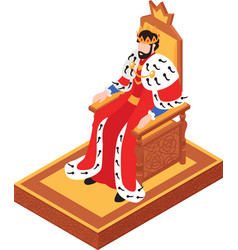 King On Throne Composition