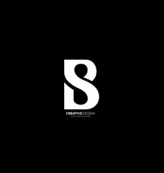 Modern Letter B S Elegant Logo Design