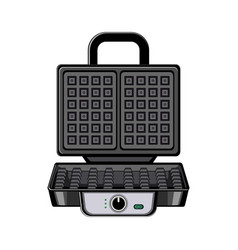 Breakfast Waffle Iron Cartoon