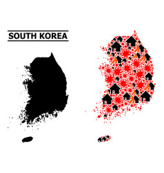 War Pattern Map Of South Korea