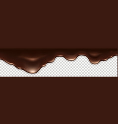 Chocolate Melt Drip Wave Splash Dark Brown