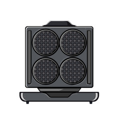 Food Waffle Iron Cartoon