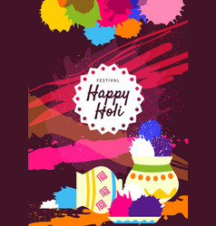 Happy Holi Festival Poster