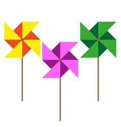 Cartoon Colored Paper Propellers